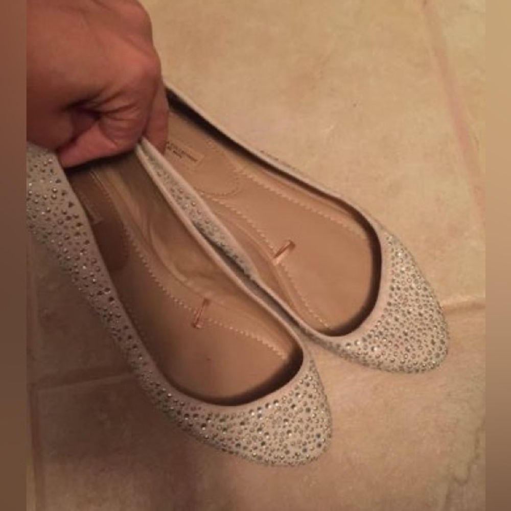Sparkly flats (size 40)